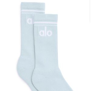 Alo Unisex Throwback Socks - Blue